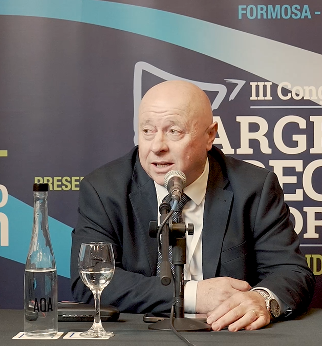 Daniel Urcía disertó en el 3º Congreso Federal Argentina Agrega Valor en Origen donde analizó lo que pasa con la producción, el consumo y las exportaciones de las cadenas cárnicas