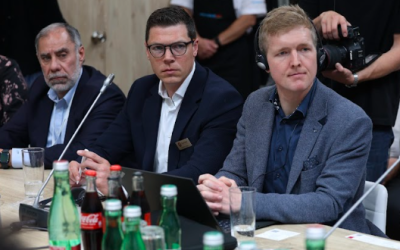 Javier Peralta de Afic y Sebastián Bendayán de Cafrisa destacan la buena recepción que tuvo Visec Carne en los importadores europeos
