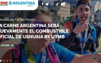 Bajo el slogan “El Asado del Fin del Mundo”, la Carne Argentina será el combustible oficial de más de 2.500 corredores que participarán en la carrera Ushuaia by UTMB